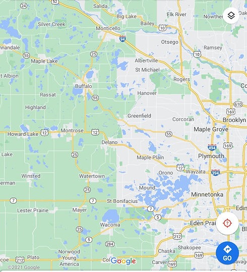 The areas we service
